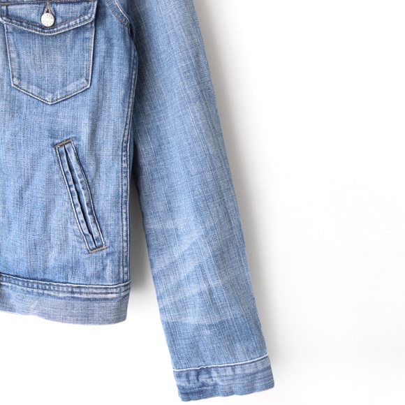 J.Crew Factory Classic Denim Jacket - Size XS - Picture 5 of 11